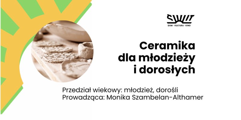 Ceramika młodzież i dorośli