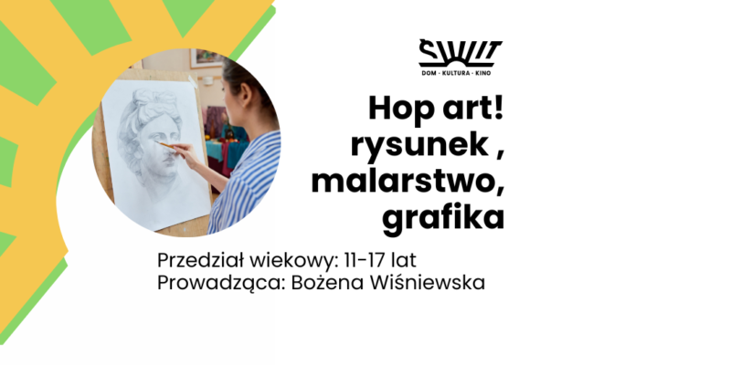 Hop! Art – rysunek i malarstwo Bożena Wiśniewska