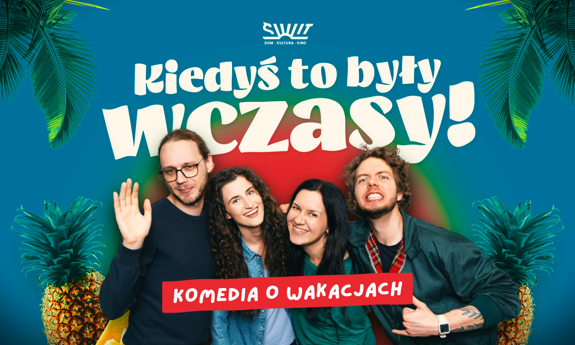 „Kiedyś to były wczasy!” – improwizowany spektakl komediowy z grupą FRAJDA